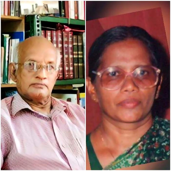 Mr. T.A. Pathrose Tholanikunnel and his wife, Late Sarakkutty