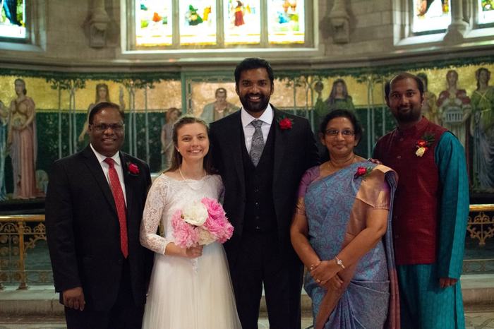 The wedding of Teddy, grandson of Mr. T.A. Pathrose Tholanikunnel